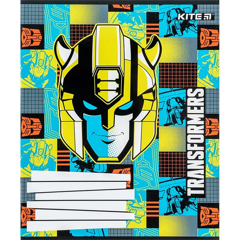Набір зошитів Kite Transformers А5 в косу лінію 12 аркушів 25 шт. (TF24-235) - фото 5
