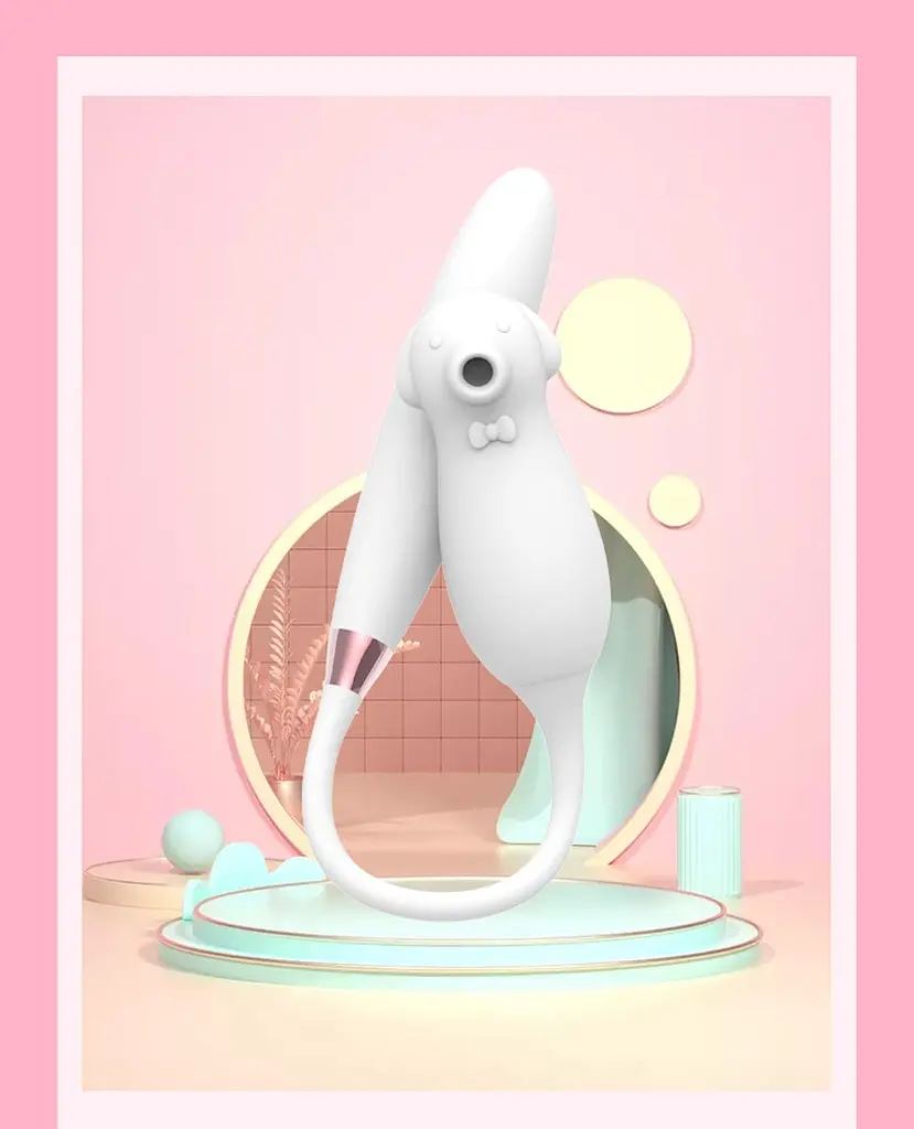 Вакуумний стимулятор клітора з вібрацією B - Series Lyla Elva Dual Purpose білий - фото 4