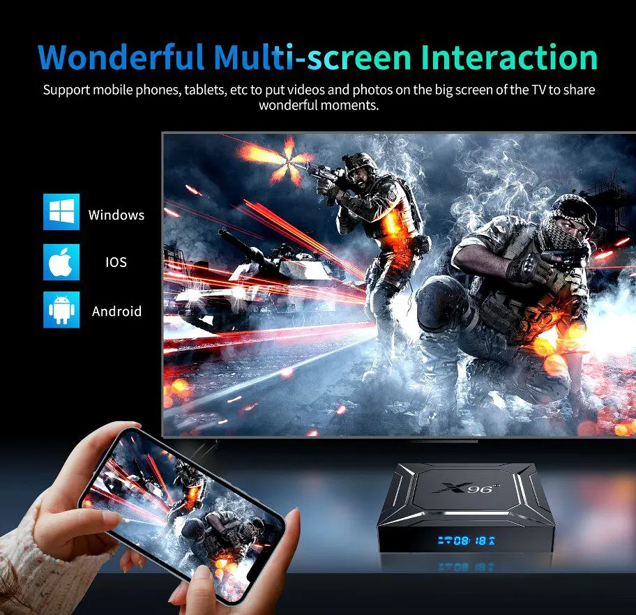 Смарт-ТВ-приставка SmartTV X96 M-200 Android 14 4/32 Гб 4K UltraHD - фото 11