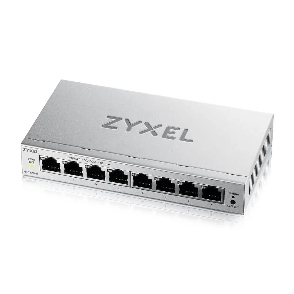 Комутатор Zyxel GS1200-8 v3 (GS1200-8V3-EU0101F) - фото 4