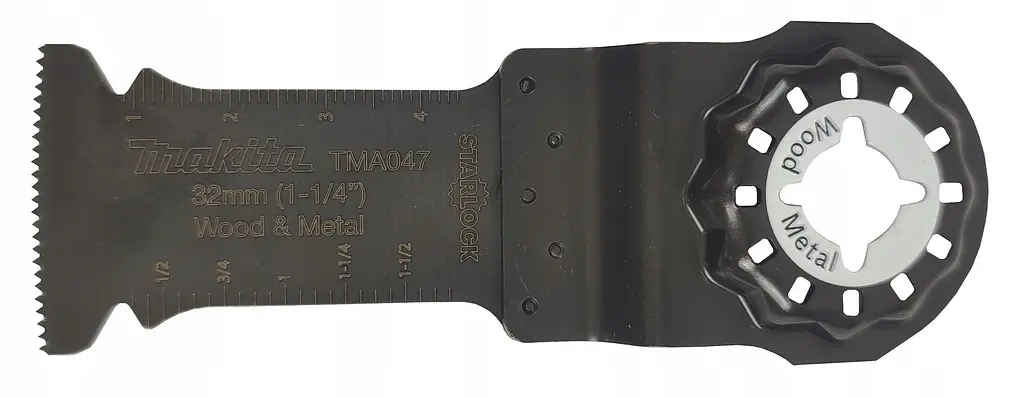 Набір полотен BiM по дереву та металу для мультитулу 32x50 мм (5 шт) Makita B-64814-5 - фото 3