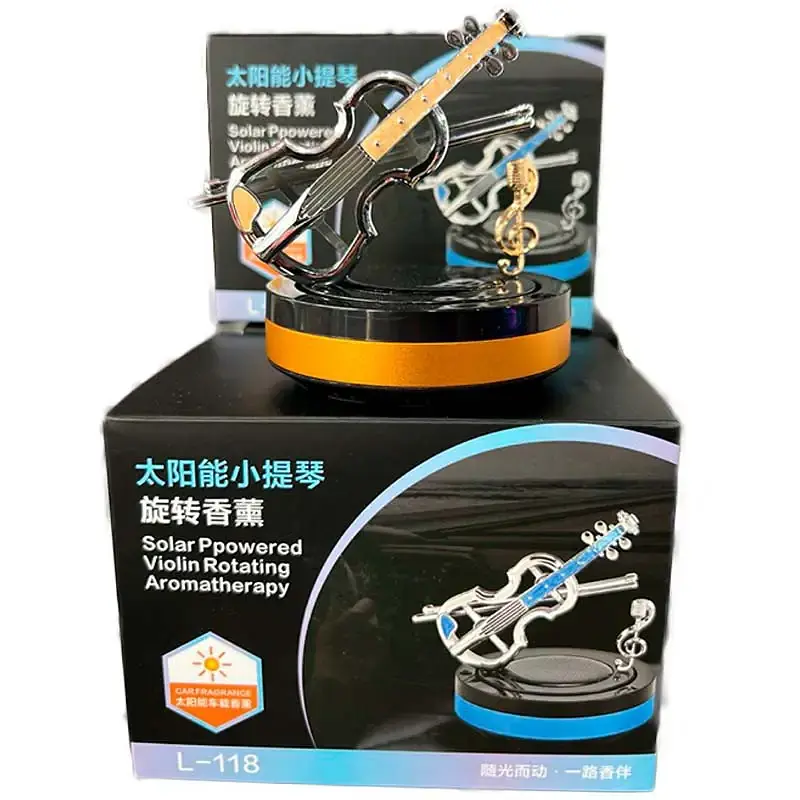 Ароматизатор автомобільний Гітара B3 на сонячній батареї - фото 4