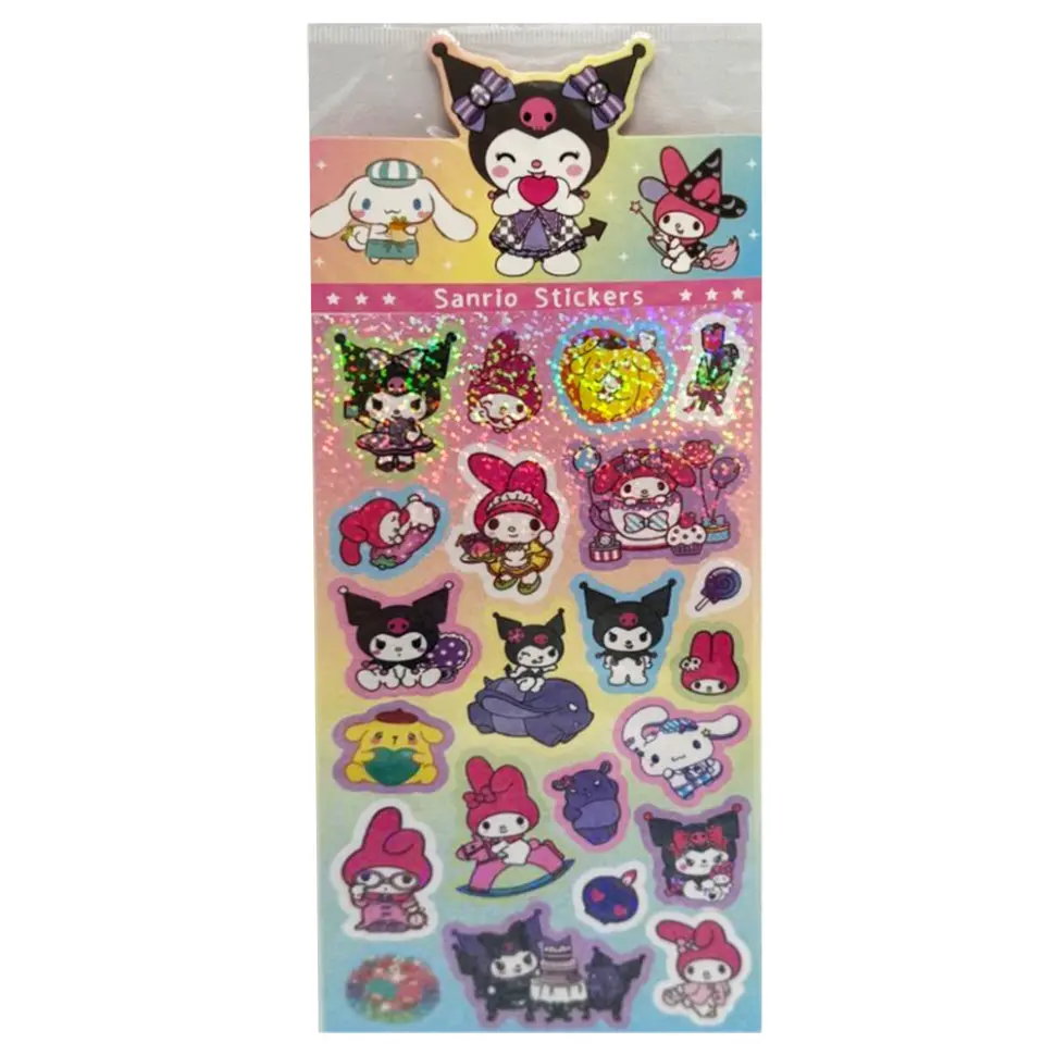 Декоративні наклейки "Sanrio Stickers" Bambi SZ240906-16 з блискітками