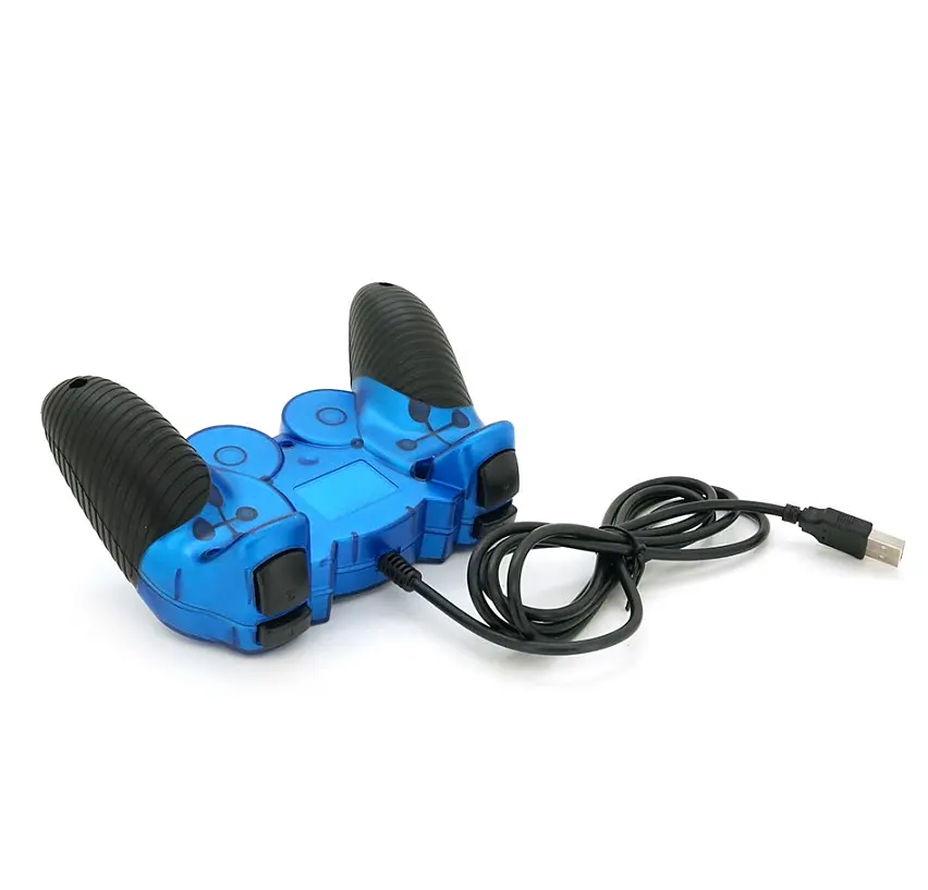 Геймпад джойстик Microkingdom 8600 DoubleShock USB Blue - фото 4