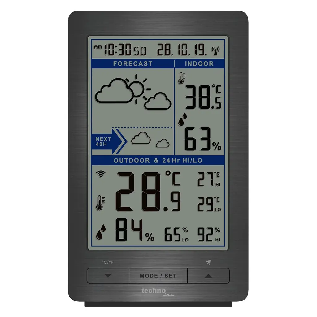 Метеостанція Technoline WS9485 Grey (WS9485) - фото 3