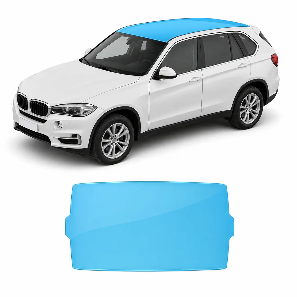 Антигравійна захисна бронеплівка за лекалами для BMW X5 F15 2013-2018 - зона даху