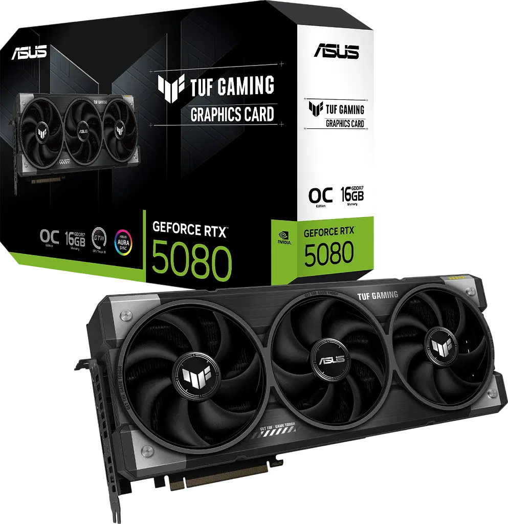 Відеокарта GeForce RTX 5080 16GB Asus TUF Gaming OC (TUF-RTX5080-O16G-GAMING) - фото 4