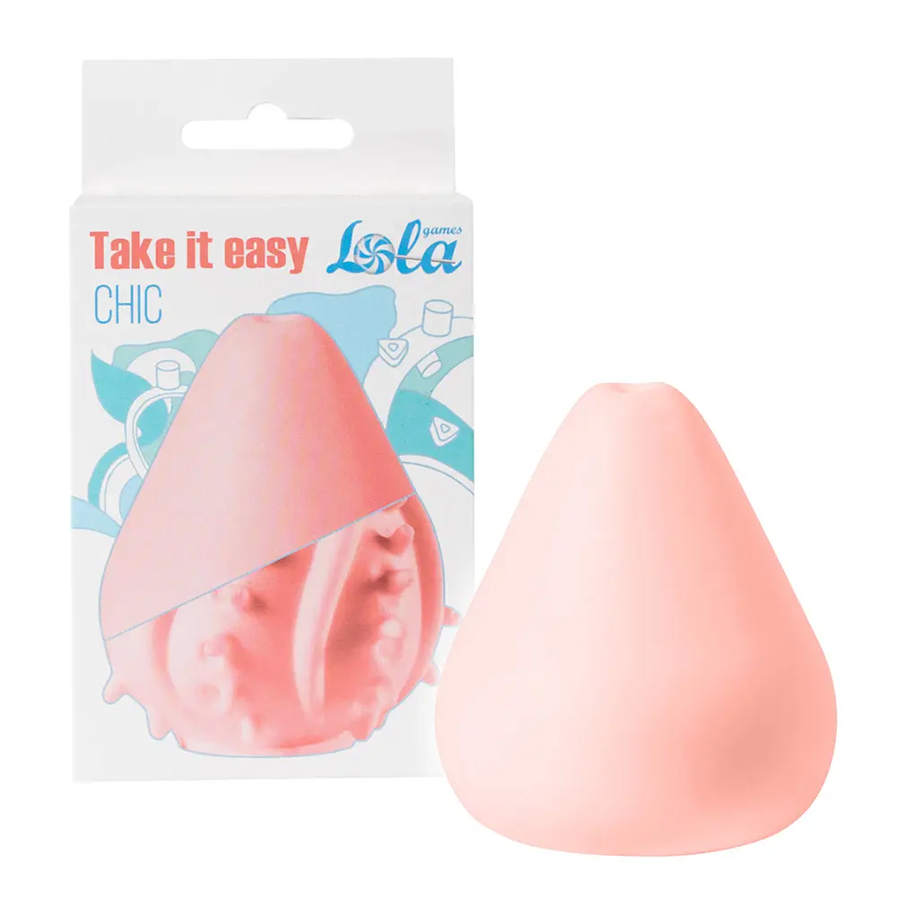 Мастурбатор яйцо Lola Games Take it Easy Chic (розовый) - фото 2