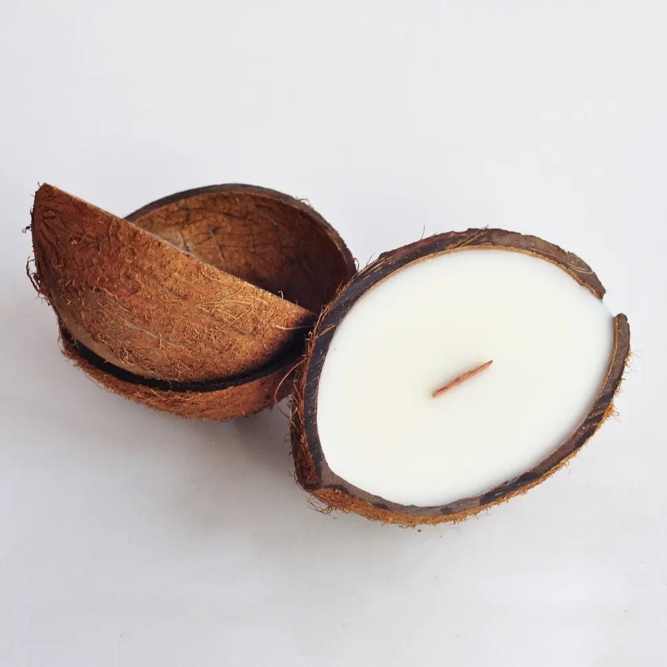 Ароматична свічка із соєвого воску "Coconut" Spokiy SP2343, 100 г - фото 4