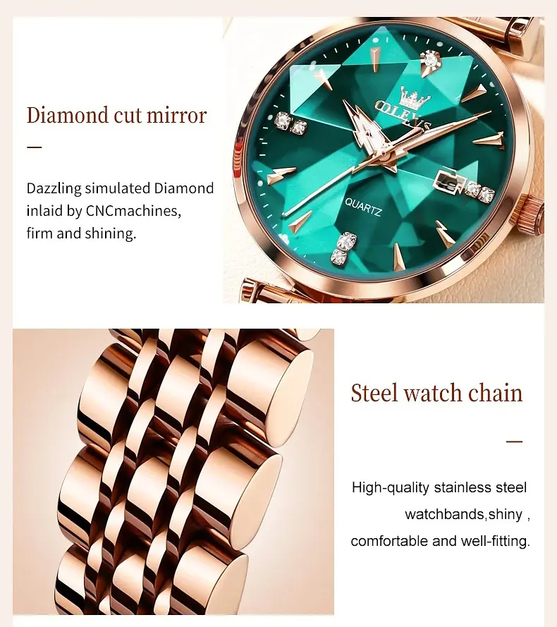 Часы Olevs Diamond - фото 11