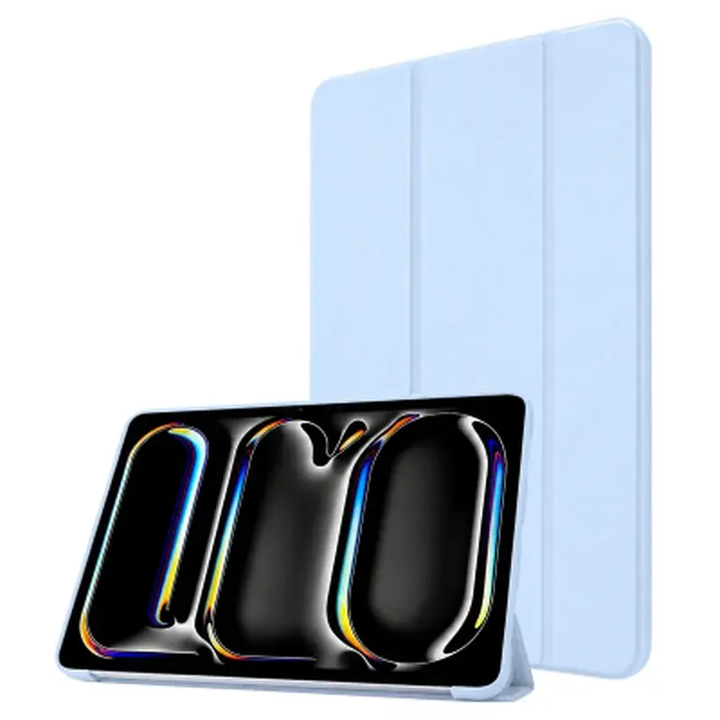 Чохол до планшета BeCover Tri Fold Soft TPU Silicone Apple iPad Pro 11" M5 2025 Light Blue (715993) - фото 2