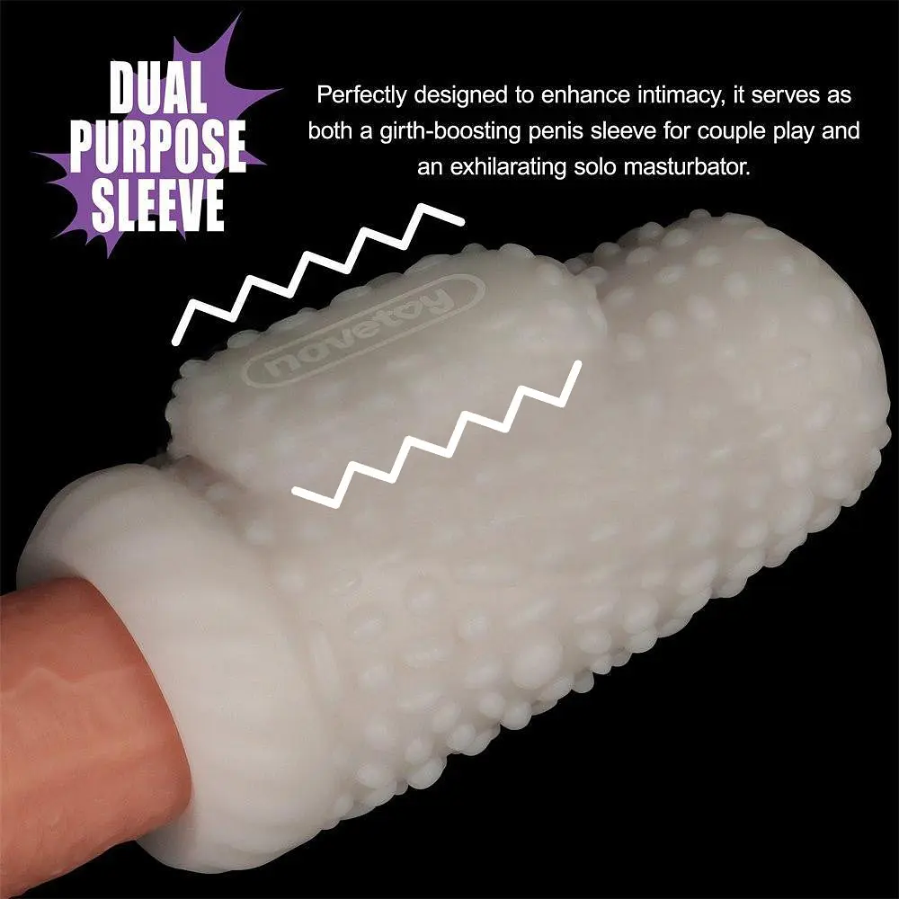 Мастурбатор Knights Ring Vibrating Dual Purpose Sleeve-Drip - фото 7