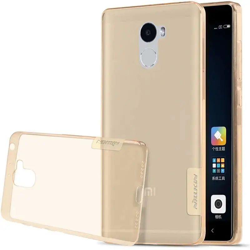 Чохол-накладка Nillkin TPU Nature Xiaomi Redmi 4 Brown - фото 7
