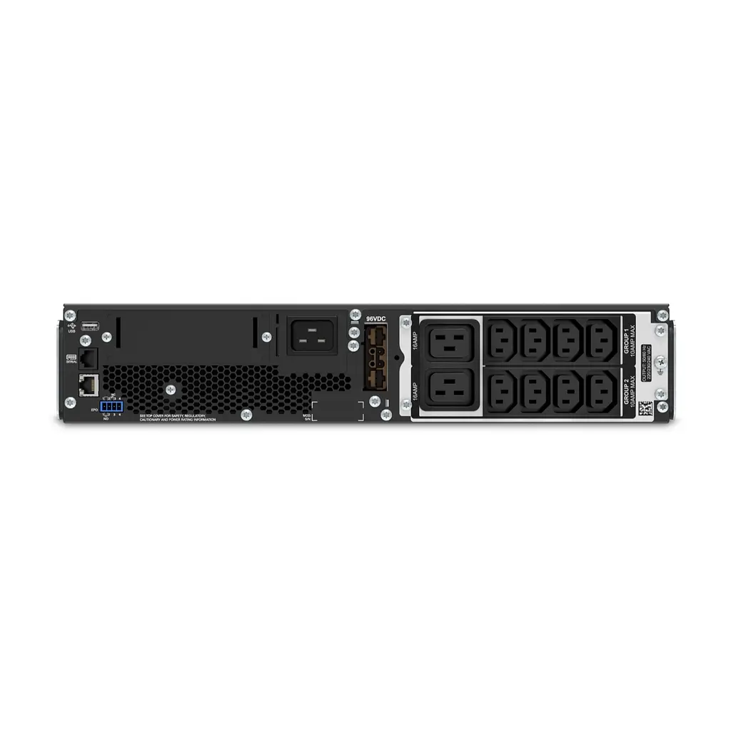 APC Джерело безперебійного живлення Smart-UPS Online 3000VA/2700W, RM 2U, LCD, USB, RS232, 8xC13, 2xC19 - фото 4