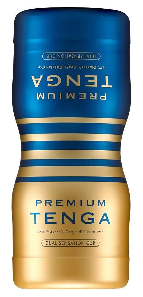 Двосторонній мастурбатор Tenga Premium Dual Sensation Cup білий - фото 2