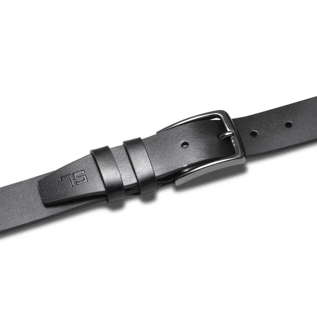 Ремінь чоловічий шкіряний Semi Line Black (P8230-0 XL) 120 см - фото 2