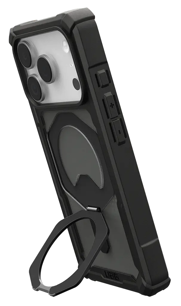 Оригінальний протиударний чохол для iPhone 17 Pro UAG Plasma XTE MagSafe Black 114527114034 з підставкою - фото 10