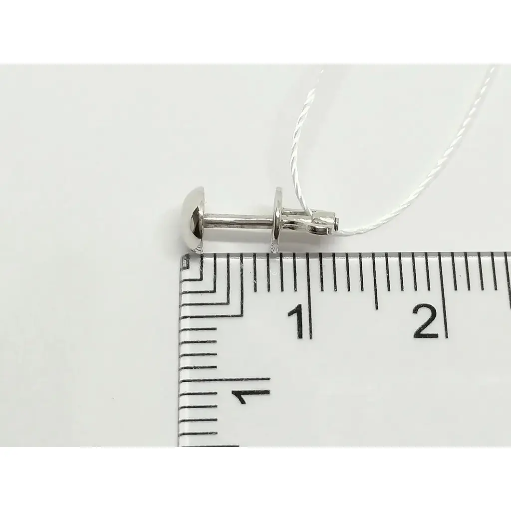 Золотые серьги-пуссеты Империя золота. СП105БИ - фото 4