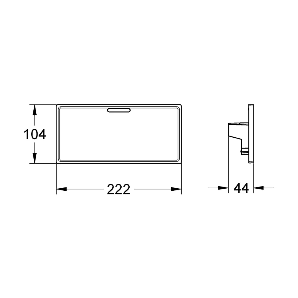 Полиця для ванной Grohe Grohtherm Cube 18700000, Білий - фото 2