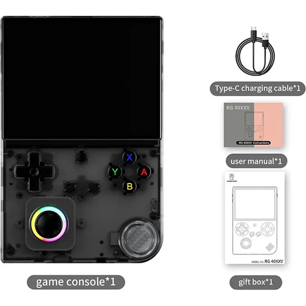 Ретро ігрова приставка Anbernic RG 40XXV 64GB Black [141564] - фото 7
