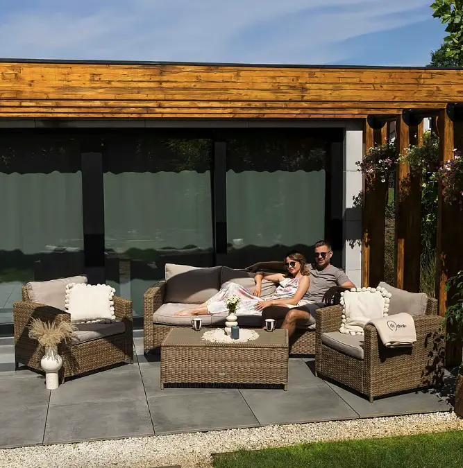 Комплект садовой мебели Di Volio Veleti бежевый - фото 8