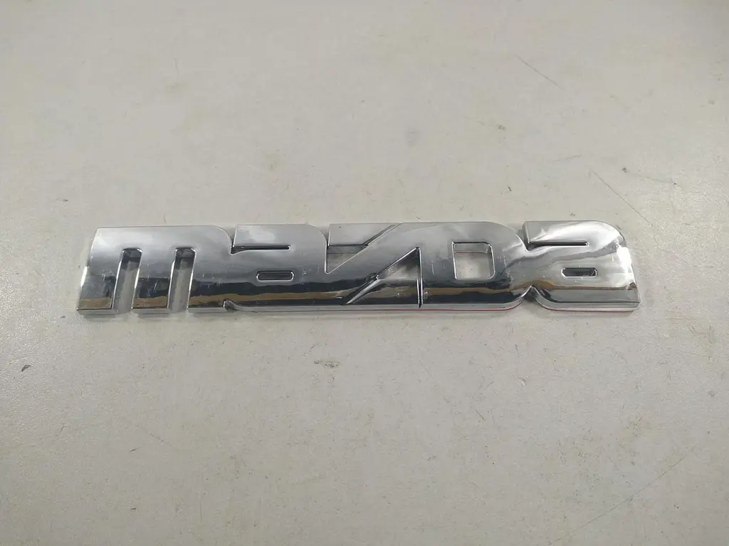 Емблема напис Mazda Хром 166х30 мм (на скотчі) - фото 4