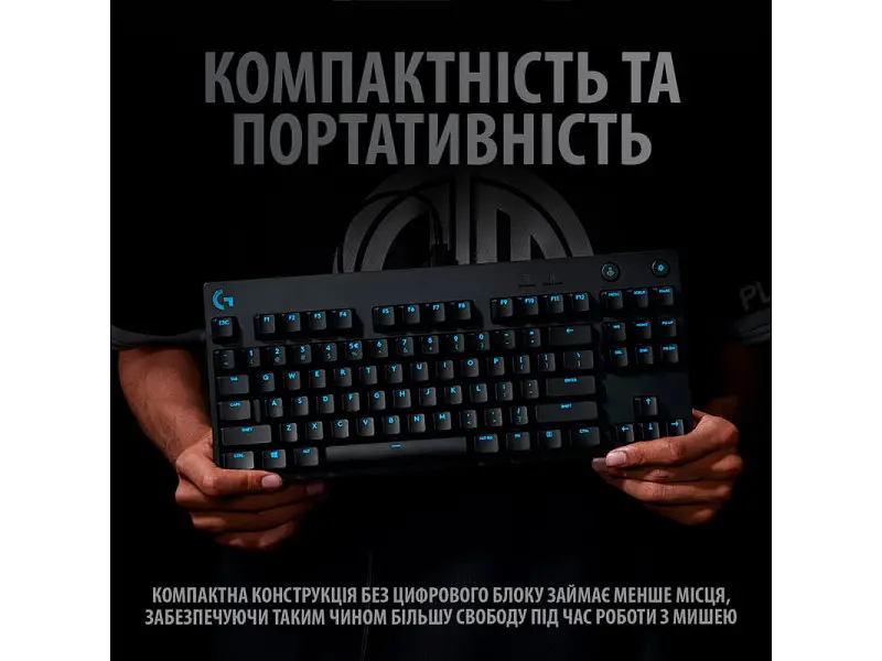 Клавіатура Logitech G PRO Mechanical Gaming USB (920-009392) - фото 5