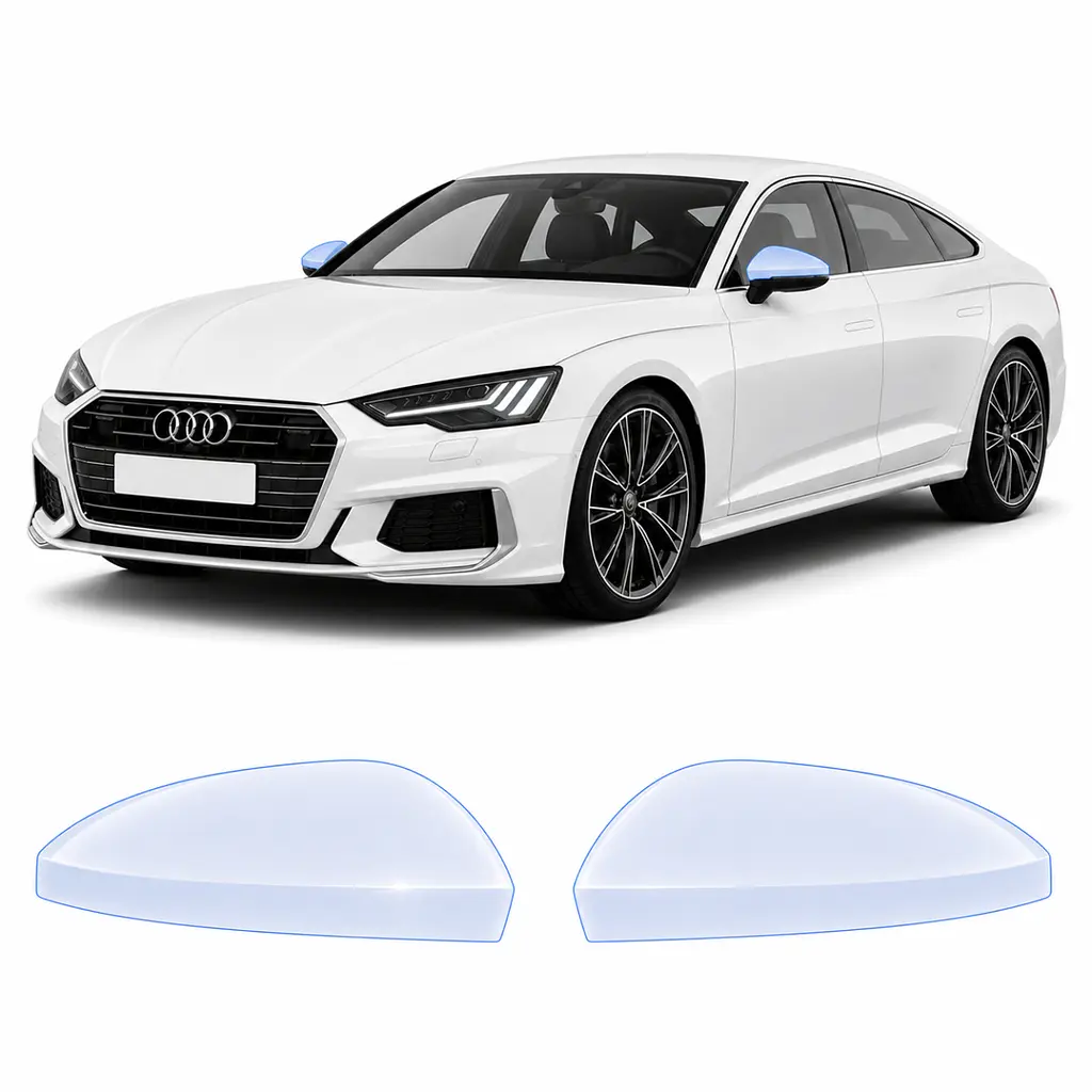 Антигравійна захисна бронеплівка за лекалами для Audi A5 F5 facelift 2020-2024 - дзеркала