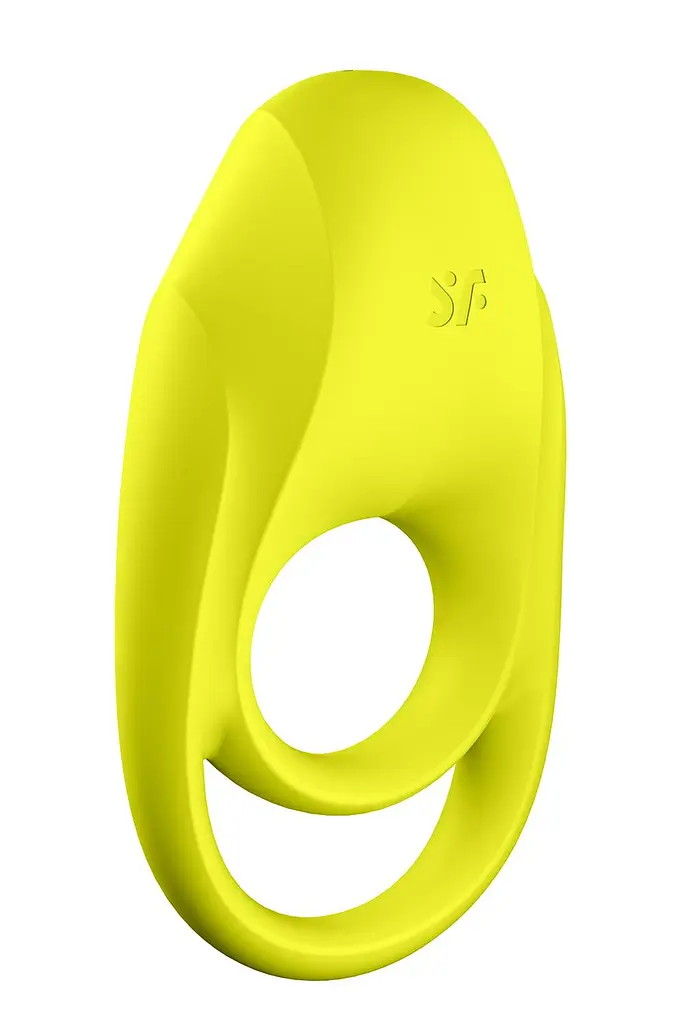 Подвійне віброкільце Satisfyer Spectacular Duo, 9х2.5 см (жовтий) - фото 4