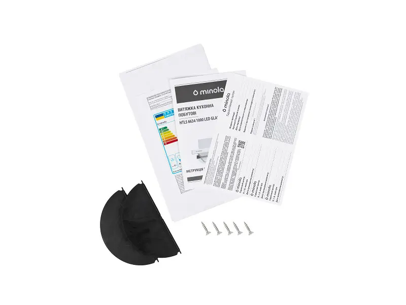Витяжка Minola HTLS 6634 BLF 1000 LED GLASS - фото 5