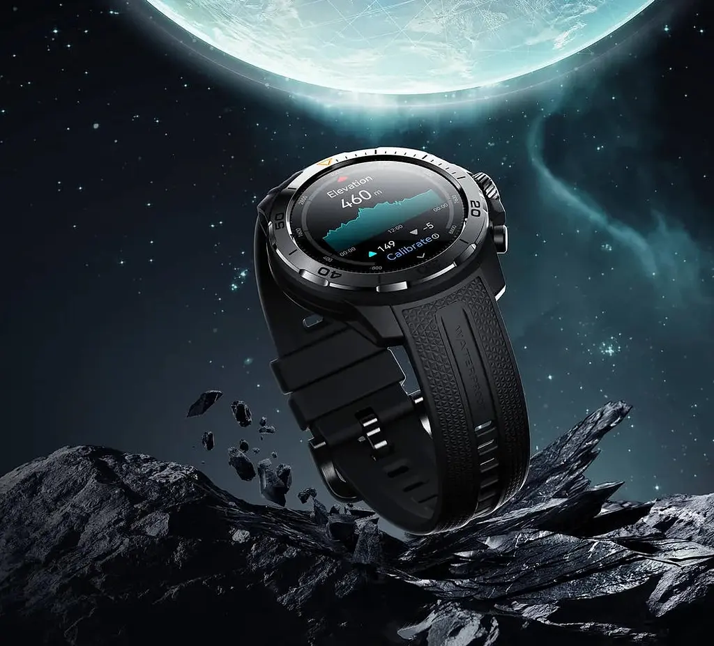 Mibro Смарт-часи GS Explorer 48мм, 1.32", 466x466, AMOLED, BT 5.3, Dual-band GPS, 10 ATM, чорний обсидіан - фото 9