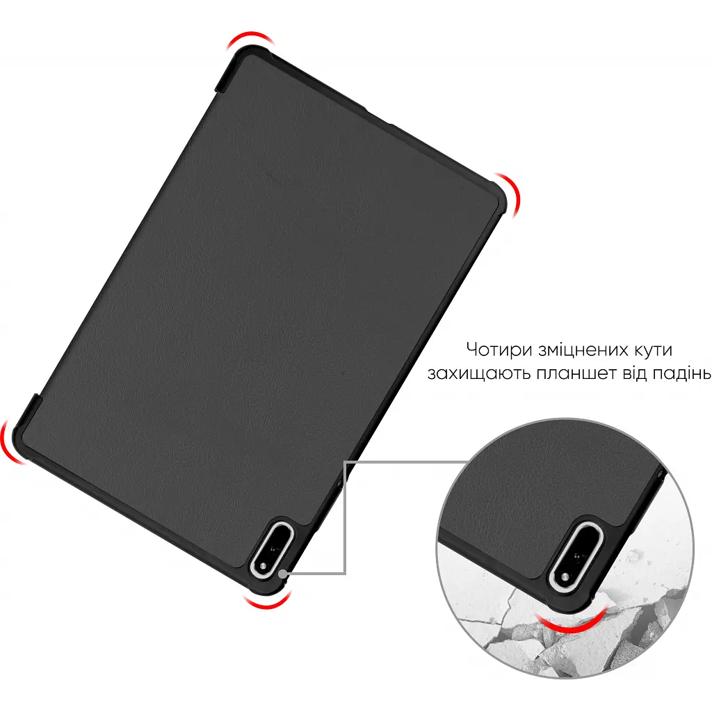 Чохол до планшета AirOn Premium Huawei Matepad 11 Black + film (4822352781067) - фото 9