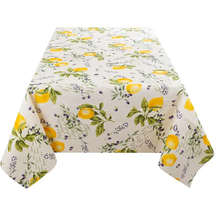 Скатертина Lefard Home Textile Aroma Amarillo водовідштовхувальна 140х140 см (715-301) - фото 2