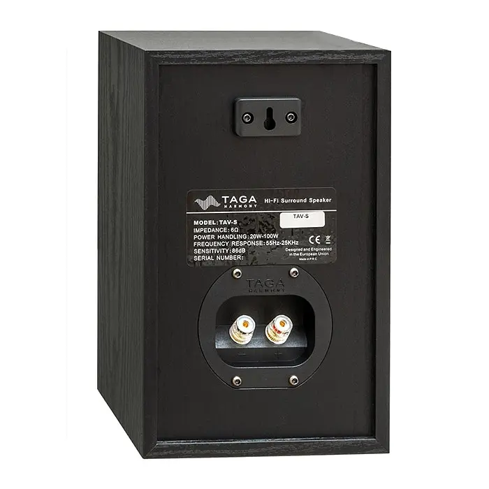 Полочная акустика TAGA Harmony TAV-S Black - фото 2
