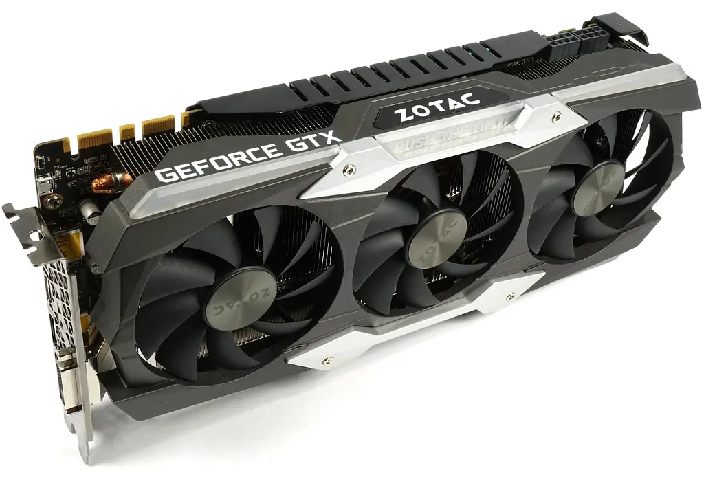 Видеокарта Zotac GTX 1080Ti 11Gb AMP Extreme Core Edition (ZT-P10810F-10P) (GDDR5X, 352 bit, PCI-E v3.0) Б/у - фото 6