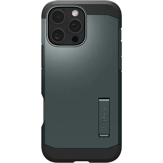 Протиударний чохол Spigen Tough Armor AI MagSafe Abyss Green для iPhone 16 Pro (ACS08148) - фото 4