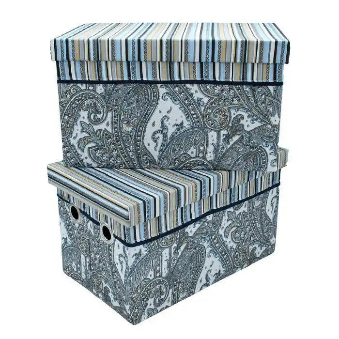 Короб для зберігання Handy Home Орнамент з кришкою 33х20х20 см (TB27SF-M) - фото 5