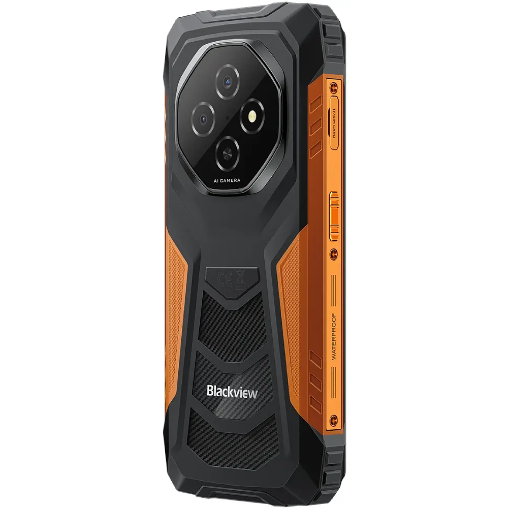 Смартфон Blackview FORT 1 6.56" HD+ /6GB/256GB/ T615 / 10000mAh / 16+2+8Мп / NFC / IP69K / Orange - фото 5