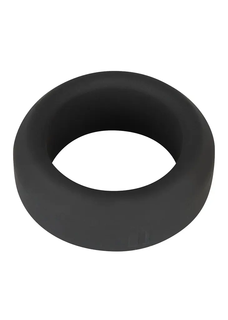 Ерекційне кільце Black Velvets Cock Ring 2.6 см чорний - фото 5