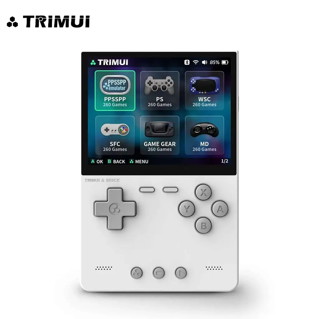 Приставка ігрова консоль TRIMUI Brick 64 GB White (~5000 ігор) - фото 2