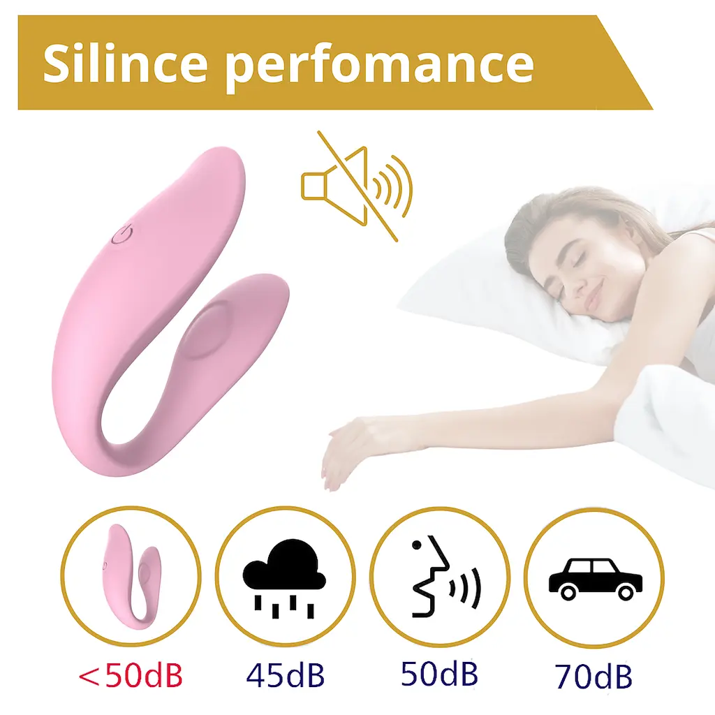 Вібратор для пар Erospace Sweet Play A7 9.8 см рожевий - фото 9