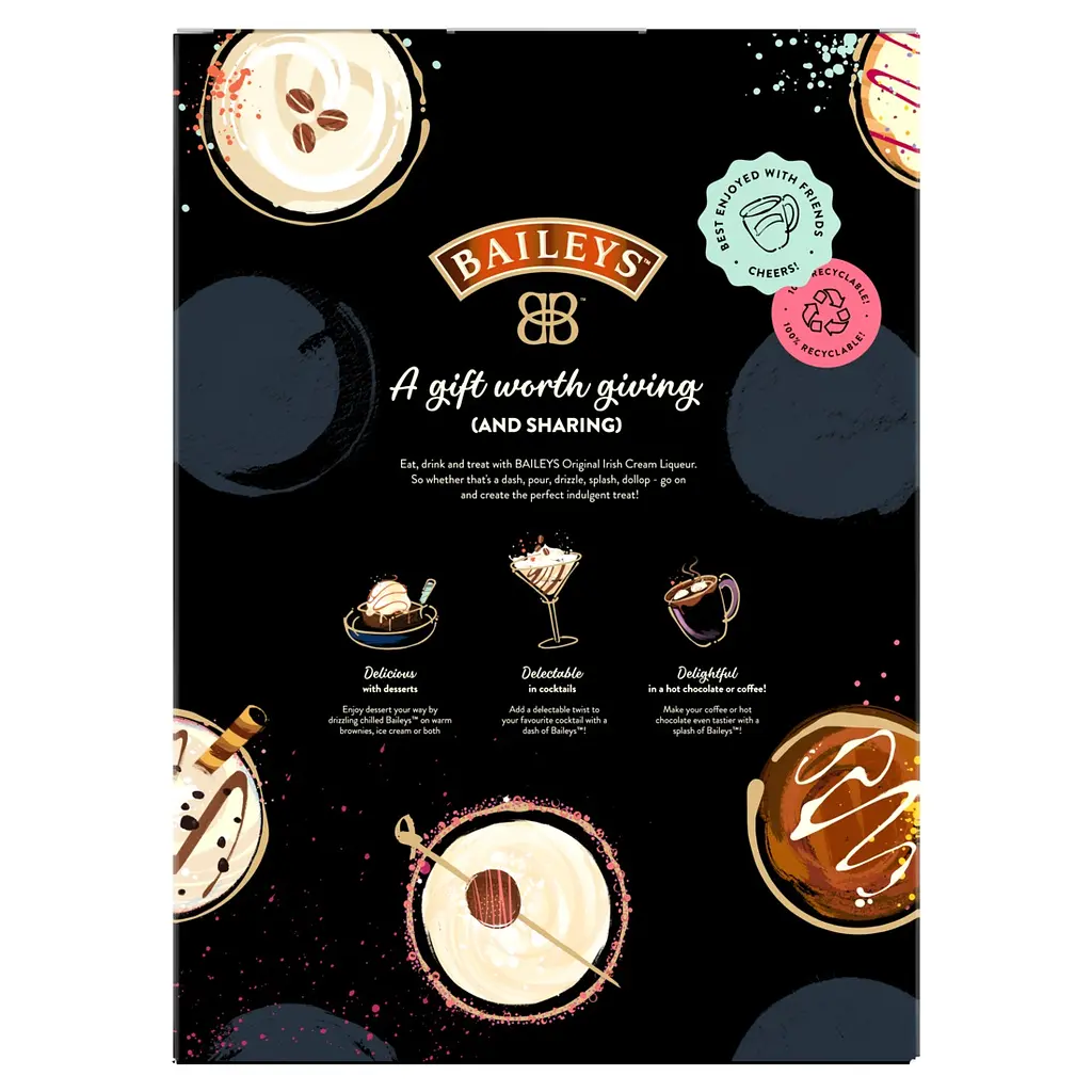 Лікер Baileys Original, 17%, 0,7 л + скляна чашка - фото 2