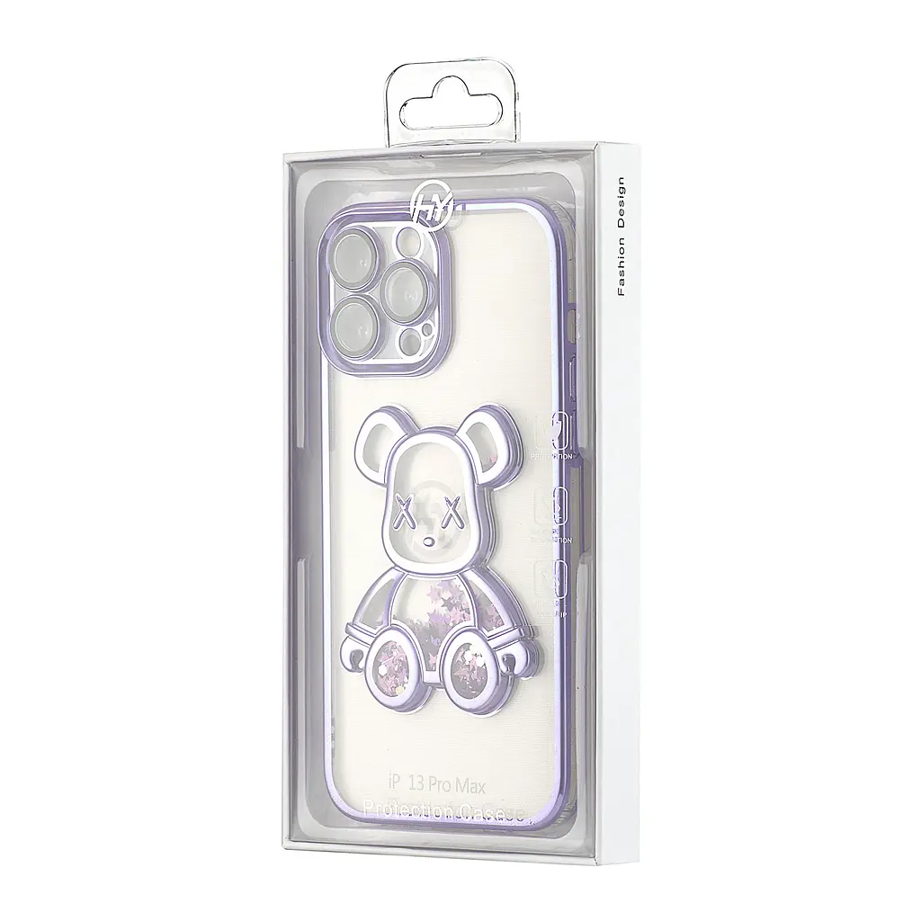 Чохол Shining Bear Case Protected Camera iPhone 13 Pro Max Purple - фото 2