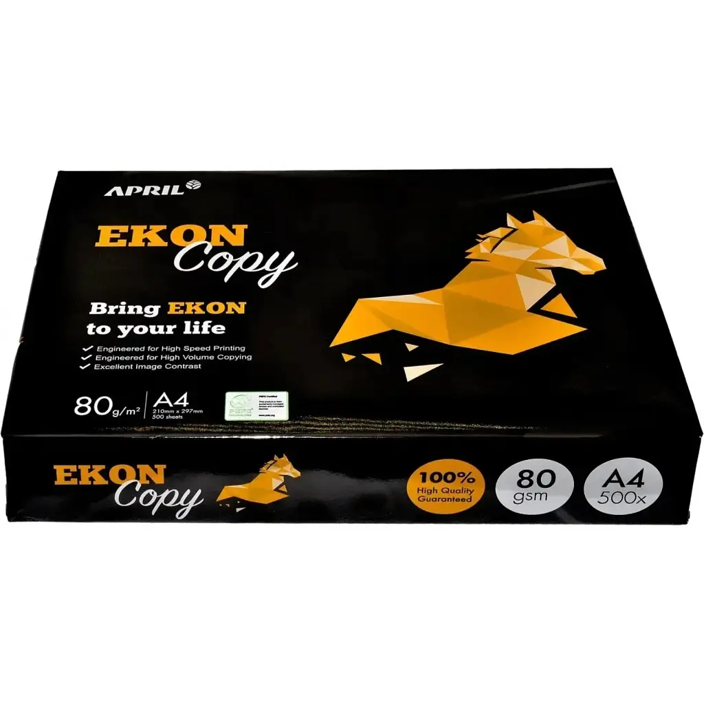 Папір A4, 80 г, 500 л, APRIL EKON класc C, APRIL (OP-EKON-A4-80-C) - фото 2