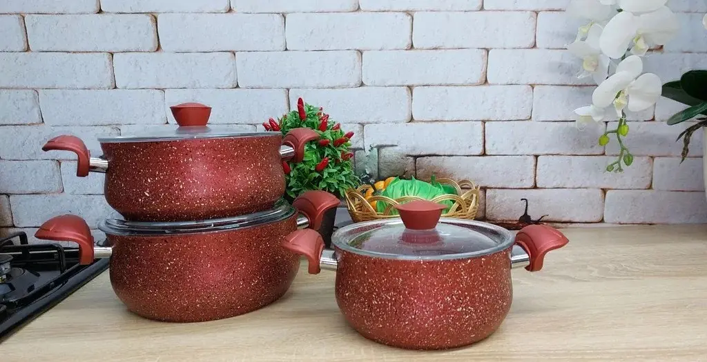 Набір посуду O.M.S. Collection 3027 Red
