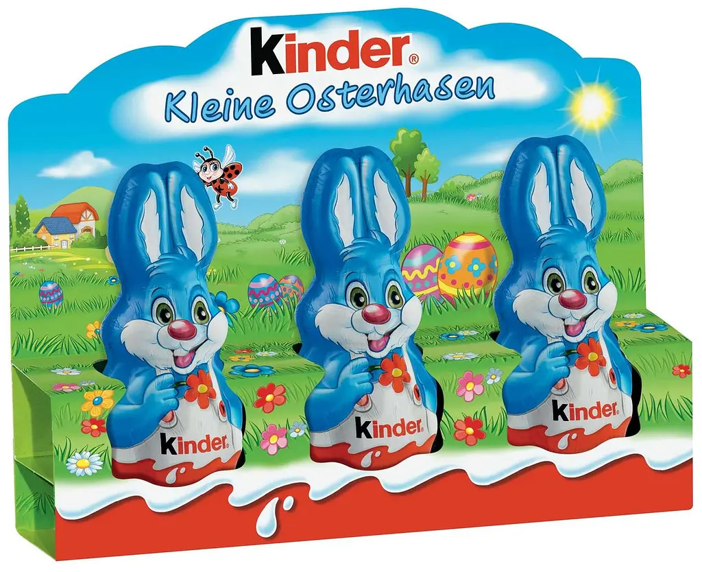 Шоколадні фігурки Kinder Kleine Osterhasen 3*15 г