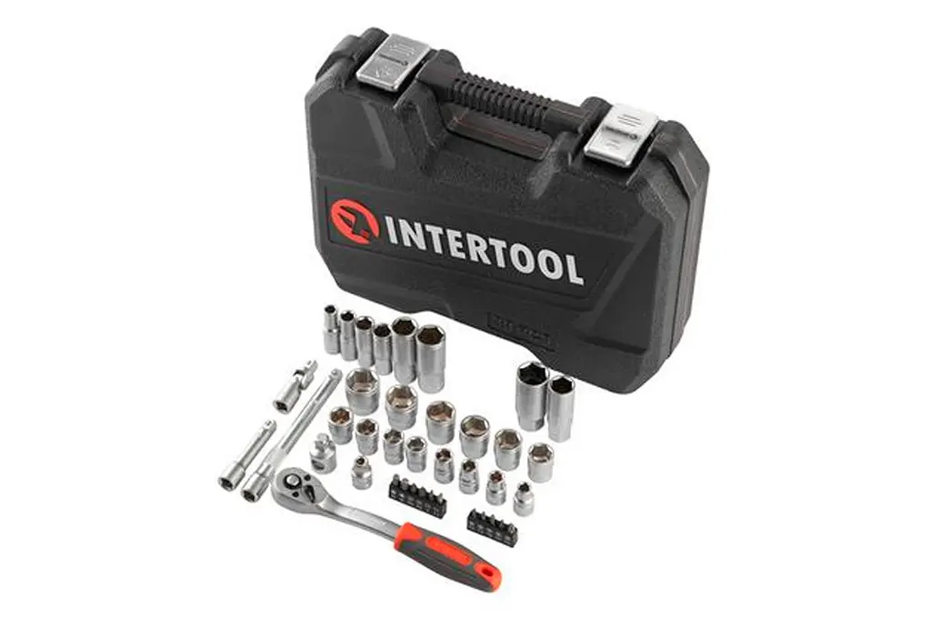 Набір інструментів Intertool RED 39 од., 3/8" (ET-9039) - фото 3