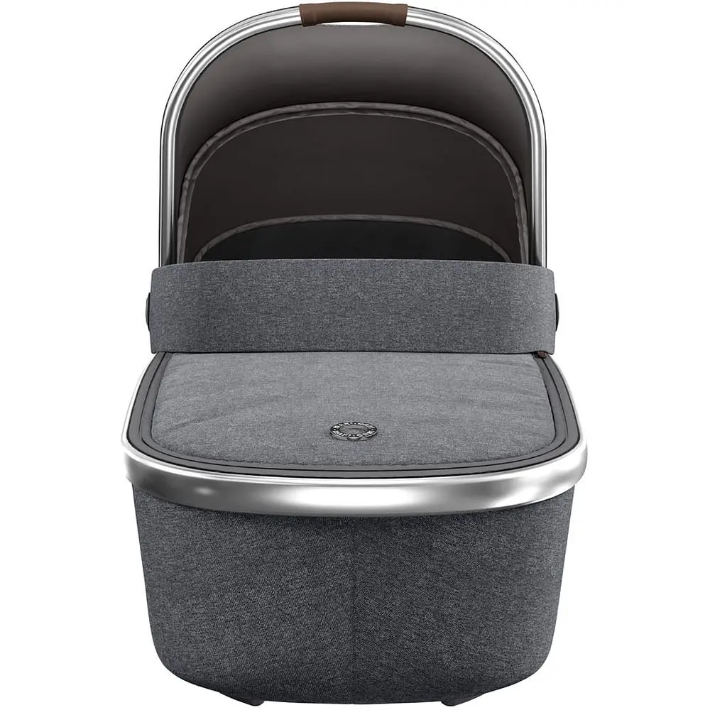 Люлька для коляски Maxi-Cosi Oria Luxe Twillic Grey, сіра (1507370300) - фото 2