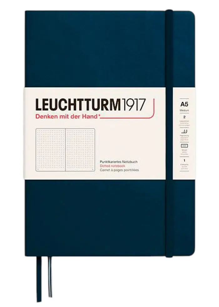 Блокнот Leuchtturm1917 Середній Deep Sea Крапка (372189)