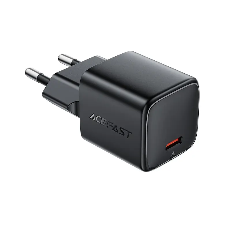 Зарядний пристрій ACEFAST A118 PD 30W mini GaN USB-C fast charger блок адаптер чорний 6974316284994 - фото 3